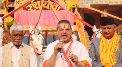 Muktinath chariot procession sets out on nationwide religious journey