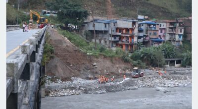 Flood-triggered damage to bridge halts transportation; tourism and trade affected